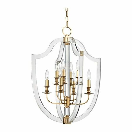 HUDSON VALLEY Arietta 8 Light Pendant 6520-AGB